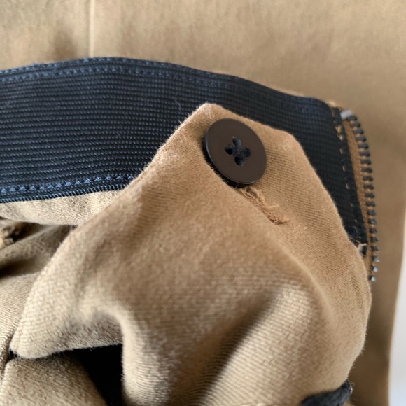 Everlane Side Zip Stretch Work Pants Tan Size 6 Skinny - Picture 9 of 15